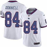 Nike Men & Women & Youth Giants 84 Larry Donnell White Color Rush Limited Jersey,baseball caps,new era cap wholesale,wholesale hats